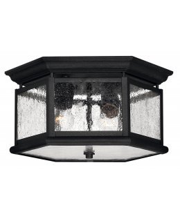 Hinkley 1683BK  Edgewater Outdoor Ceiling Light 